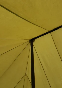 Ritterzelt Markward, 6 x 4 m, 425 gsm, natur