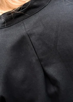 Ärmellose Mittelalter-Bluse Levke, schwarz
