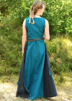 Ärmelloses Überkleid Jarle, Trägerkleid, petrol/dunkelblau