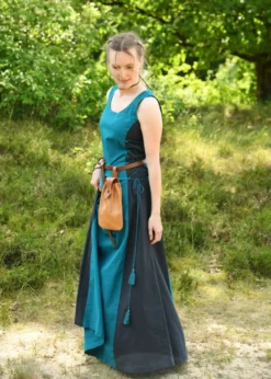 Ärmelloses Überkleid Jarle, Trägerkleid, petrol/dunkelblau