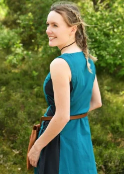 Ärmelloses Überkleid Jarle, Trägerkleid, petrol/dunkelblau