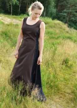 Ärmelloses Überkleid Jarle, Trägerkleid, braun/schwarz