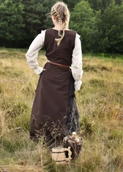 Ärmelloses Überkleid Jarle, Trägerkleid, braun/schwarz