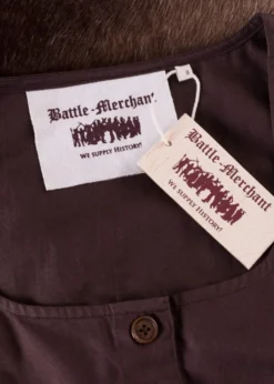 Ärmelloses Mittelalterkleid, Trägerkleid Lene, braun