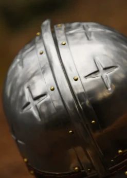 Römerhelm Intercisa II, Stahl