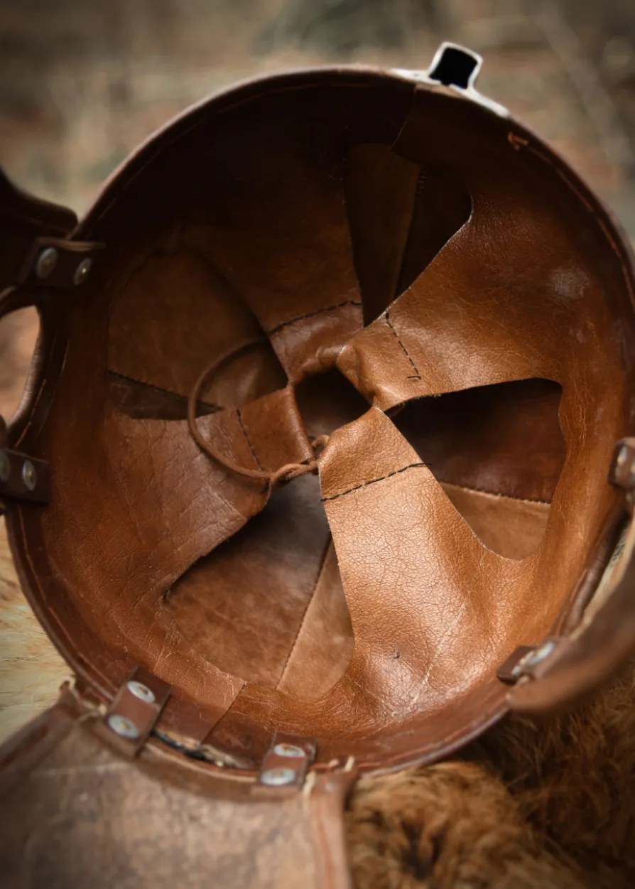 Römerhelm Intercisa II, Stahl