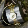 Römische Feldflasche (Laguncula), Stahl und Messing
