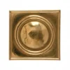 Römischer Gürtelbeschlag aus Messing, 3 x 3 cm