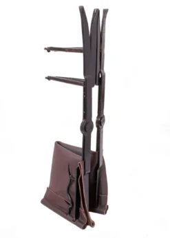 Römischer Klapphocker, Stahl und Leder