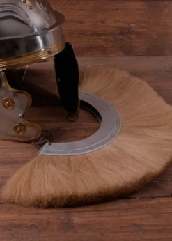 Römischer Metall-Helmbusch, Crista, blond