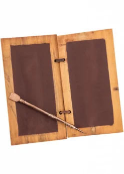 Römische Schreibtafel aus Wachs und Holz mit Bronzestift