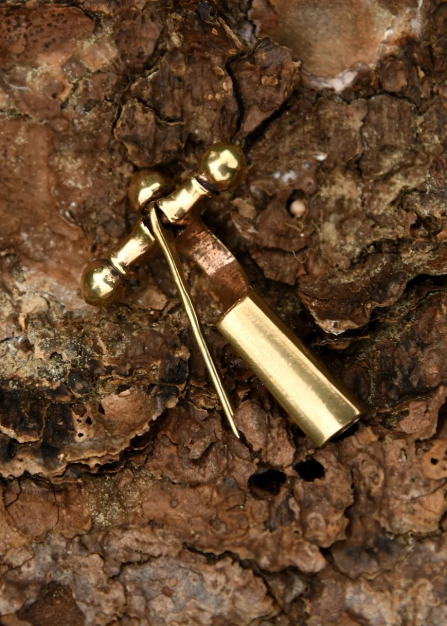 Römische Zwiebelknopf-Fibel aus Bronze