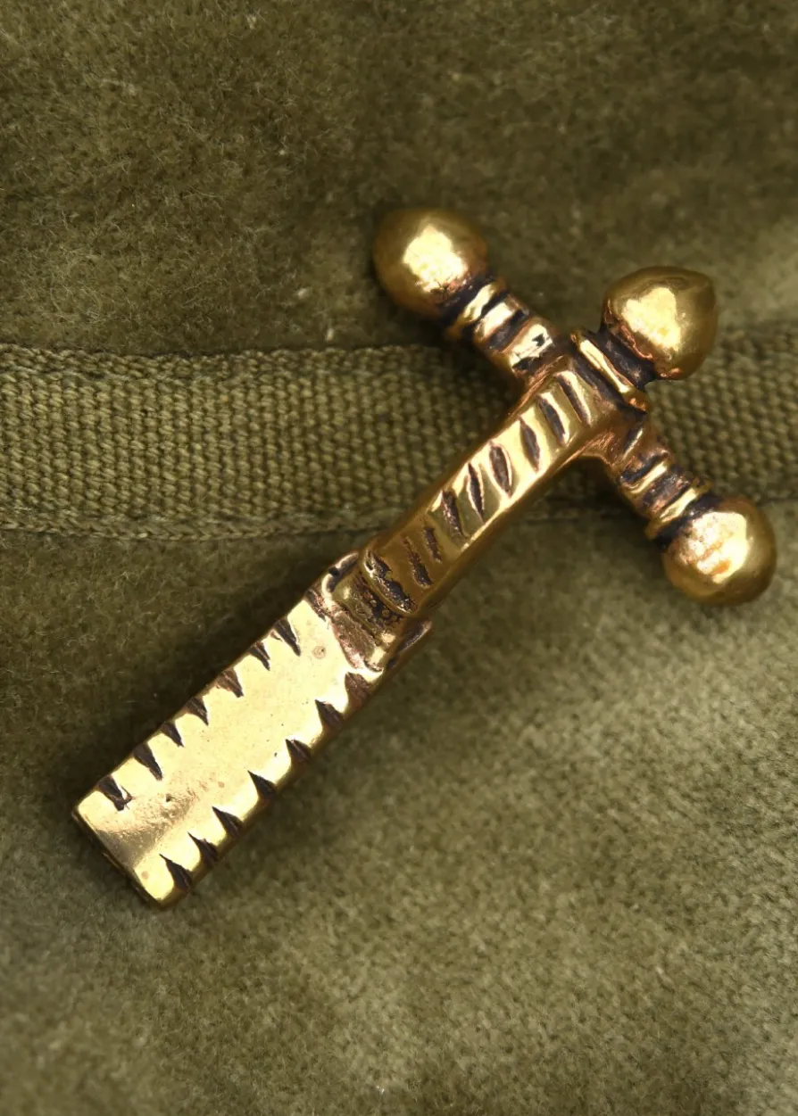 Römische Zwiebelknopf-Fibel aus Bronze