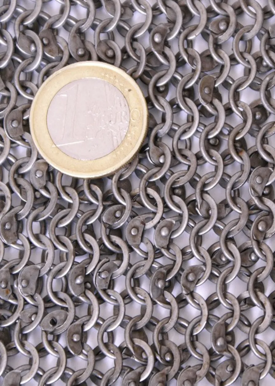 RM Kettenbrünne für Helme, vernietet und gestanzt, ID 6mm