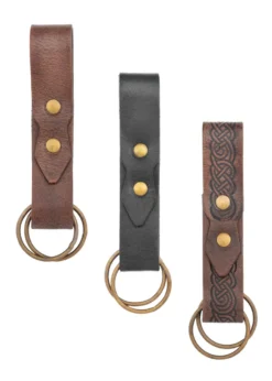 Rockzipfel Halter aus Leder, Mittelalter Gürtelhalter, verschiedene Ausführungen