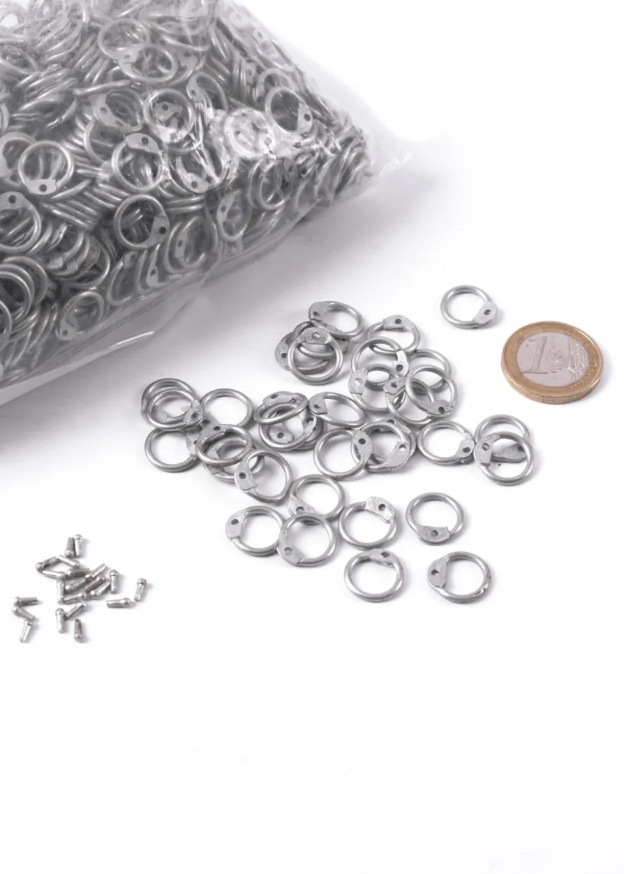 RRZ9 lose runde Ringe zum Vernieten, ID 9mm, verzinkt, 1kg Paket