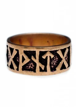 Runen Ring aus Bronze