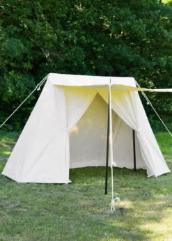 Sachsenzelt Jorvik, 2 x 4 m, 340 gsm, naturfarben
