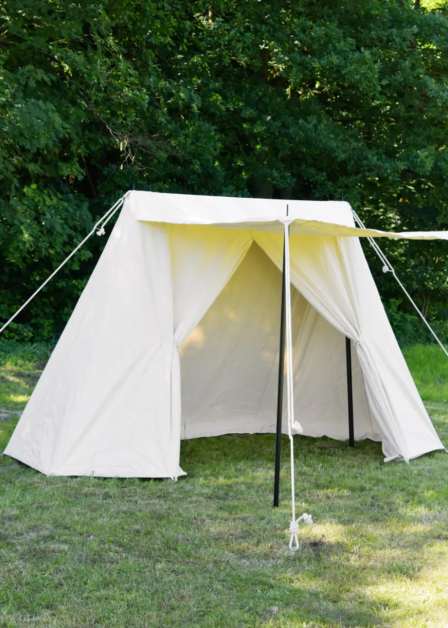 Sachsenzelt Jorvik, 2 x 4 m, 340 gsm, naturfarben
