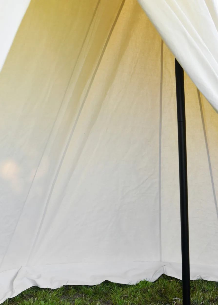 Sachsenzelt Jorvik, 2 x 4 m, 340 gsm, naturfarben