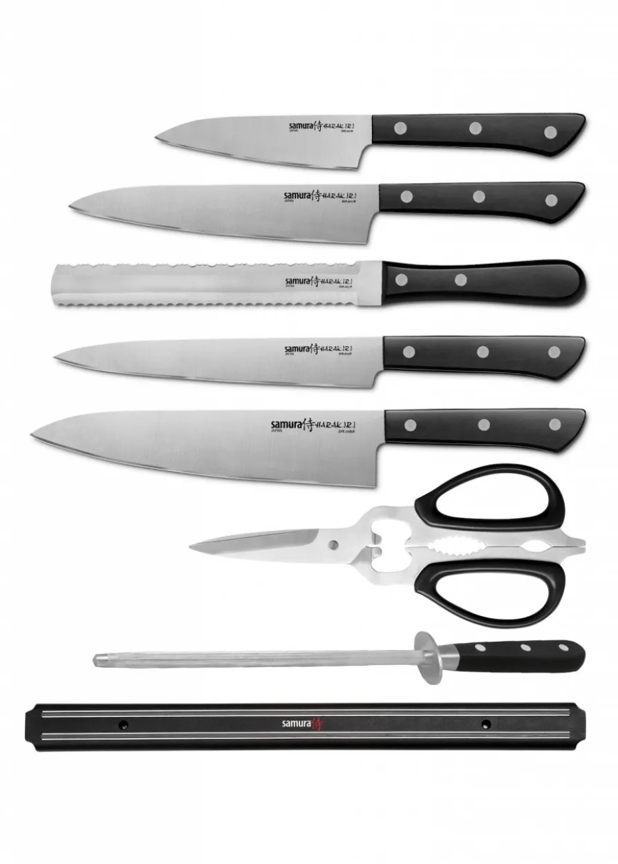 Samura Harakiri Super Set, 8-teiliges Küchenmesser-Set