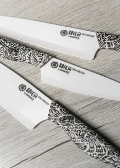 Samura INCA, Set aus 3 Küchenmessern, Keramik-Messer