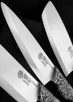 Samura INCA, Set aus 3 Küchenmessern, Keramik-Messer