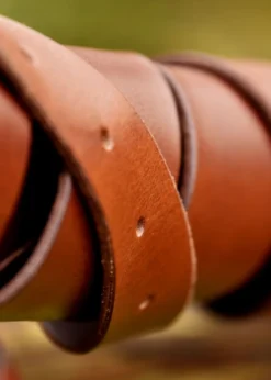 Scheide mit Gürtel und Bronzeschnalle für Wikingerschwert, versch. Längen