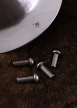 Schildbuckel, 2 mm Stahl, mittel