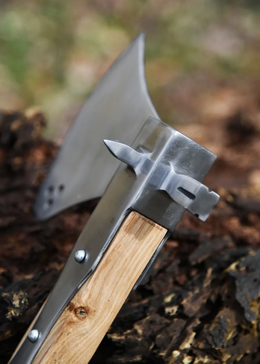 Schlachtaxt mit Hammer, 16. Jahrhundert