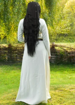 Schlichtes Wikinger Kleid Celeste, Wolle, natur