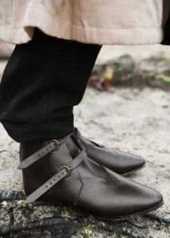 Schnallenschuhe, dunkelbraun