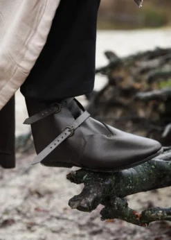 Schnallenschuhe, dunkelbraun
