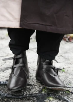 Schnallenschuhe, dunkelbraun