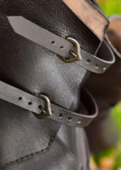 Schnallenschuhe, dunkelbraun