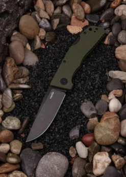 Schnitzel KVAR, Outdoor Taschenmesser, grün, schwarz