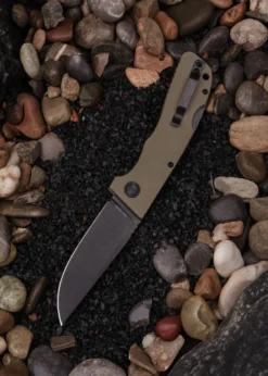 Schnitzel KVAR, Outdoor Taschenmesser, sand, schwarz