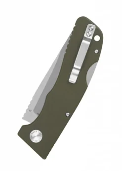 Schnitzel KVAR, Outdoor Taschenmesser, grün, stonewashed