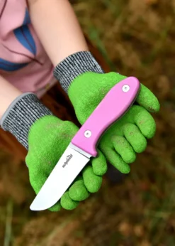 Schnitzel UNU, Kinderschnitzmesser, pink