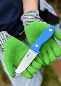Schnitzel UNU, Kinderschnitzmesser, blau