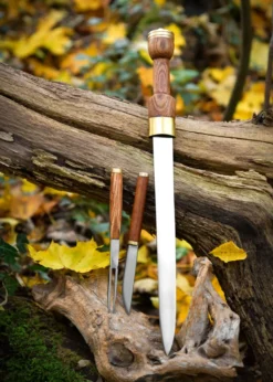 Schottischer Dirk mit Gabel, Messer und Scheide