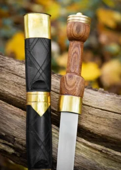 Schottischer Dirk mit Gabel, Messer und Scheide