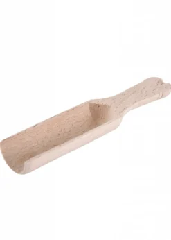 Schäufelchen aus Buchenholz, flacher Griff, ca. 15 x 3,5 cm