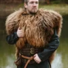Schulterfell, Fellumhang Berserker Braun