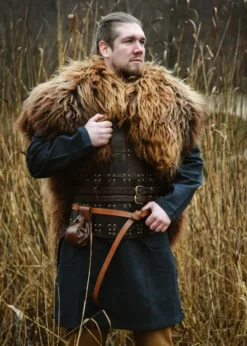 Schulterfell, Fellumhang Berserker Braun