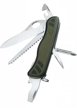 Schweizer Soldatenmesser 08, grün/schwarz