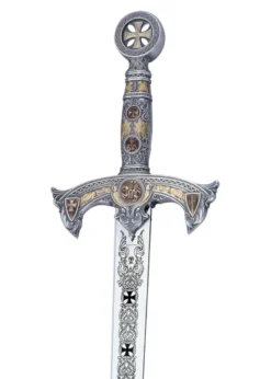 Schwert des Templerordens, silberfarben, Marto