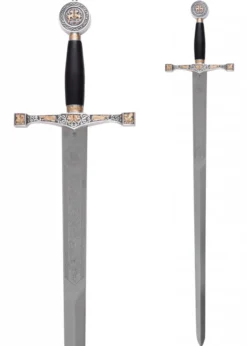 Schwert Excalibur mit goldener Verzierung, Marto
