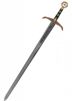 Schwert Robin Hood, goldfarben, mit Zierätzung, Marto