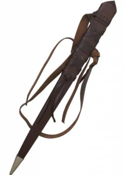 Schwertscheide mit Ledergürtel, ca. 76 cm